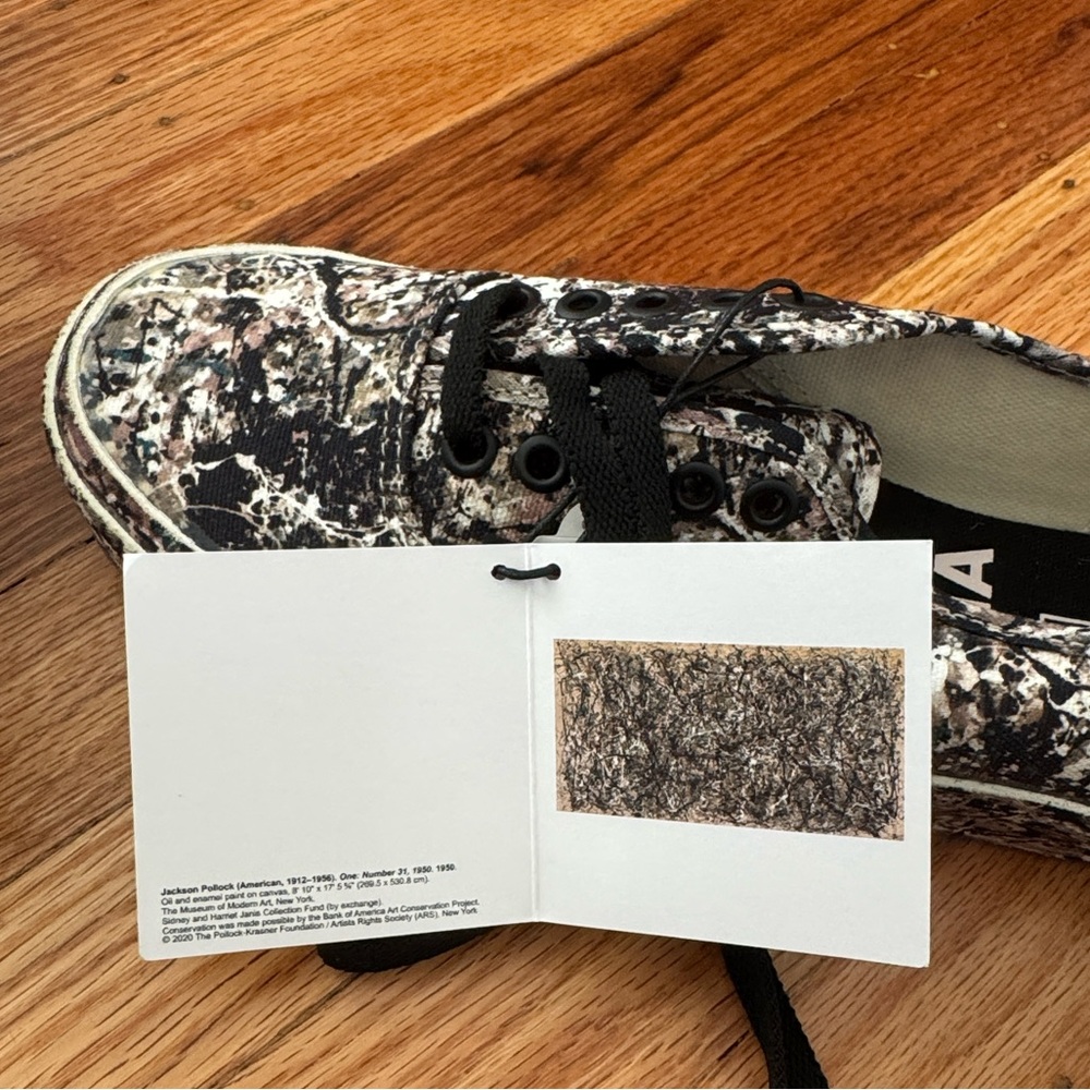 Vans x MoMa Jackson Pollock Authentic Sneaker - Picture 3 of 9